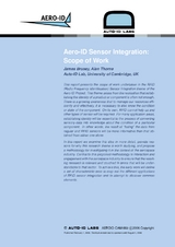 Aero-ID Sensor Integration: Scope of Work (pdf)